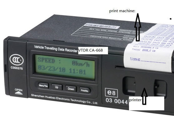 O registrador da caixa negra do carro da autoavaliação, gravador de dados do automóvel para Geo - cerque/alerta da velocidade excessiva